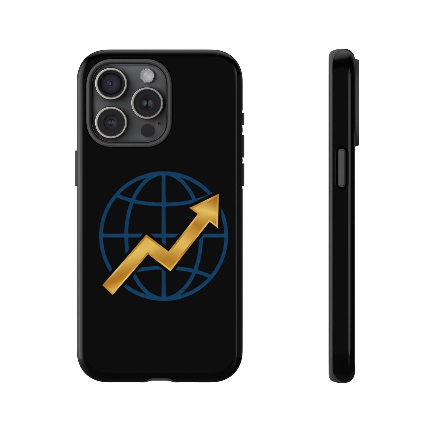 Phone Case — Global Growth Arrow Graphic (Investing & Business Motivational)