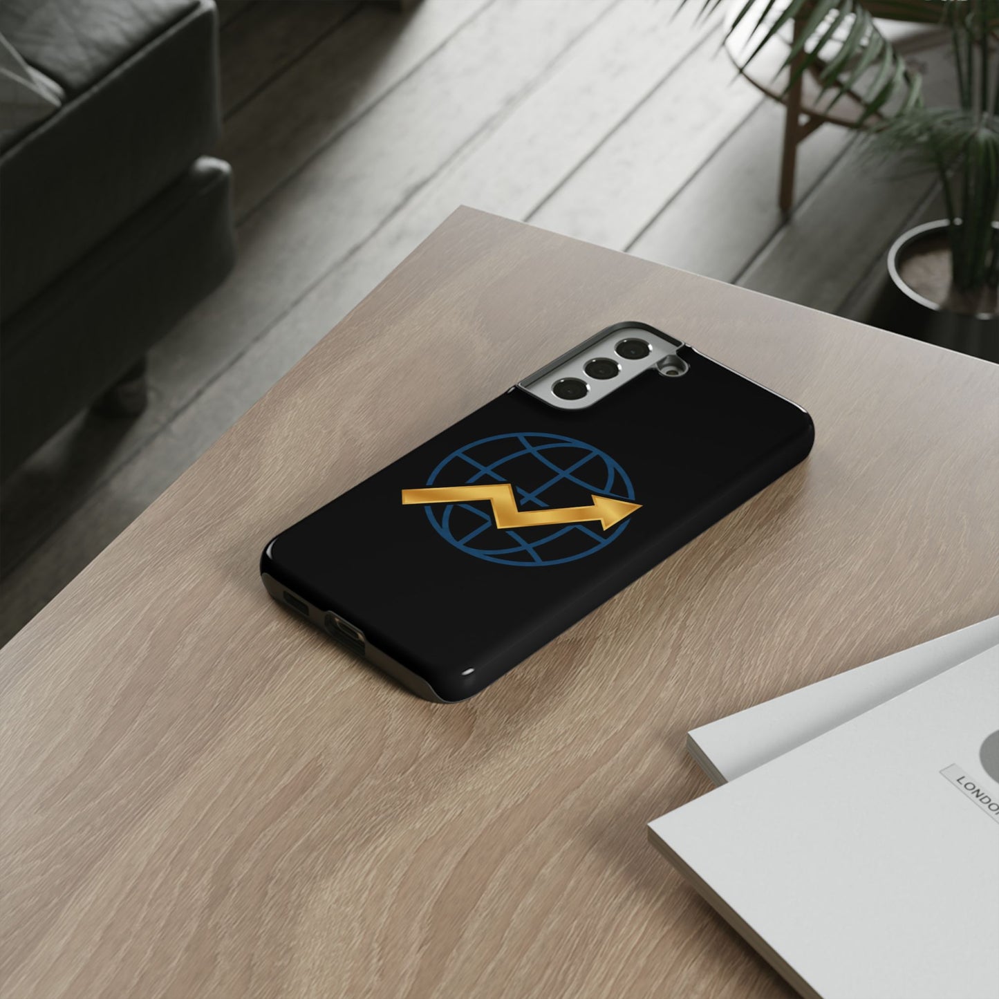 Phone Case — Global Growth Arrow Graphic (Investing & Business Motivational)