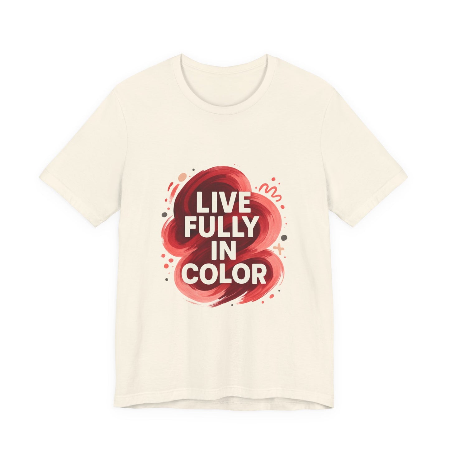 Short Sleeve Tee Bold Color Palette Cherry Coded - Oceanfront Products