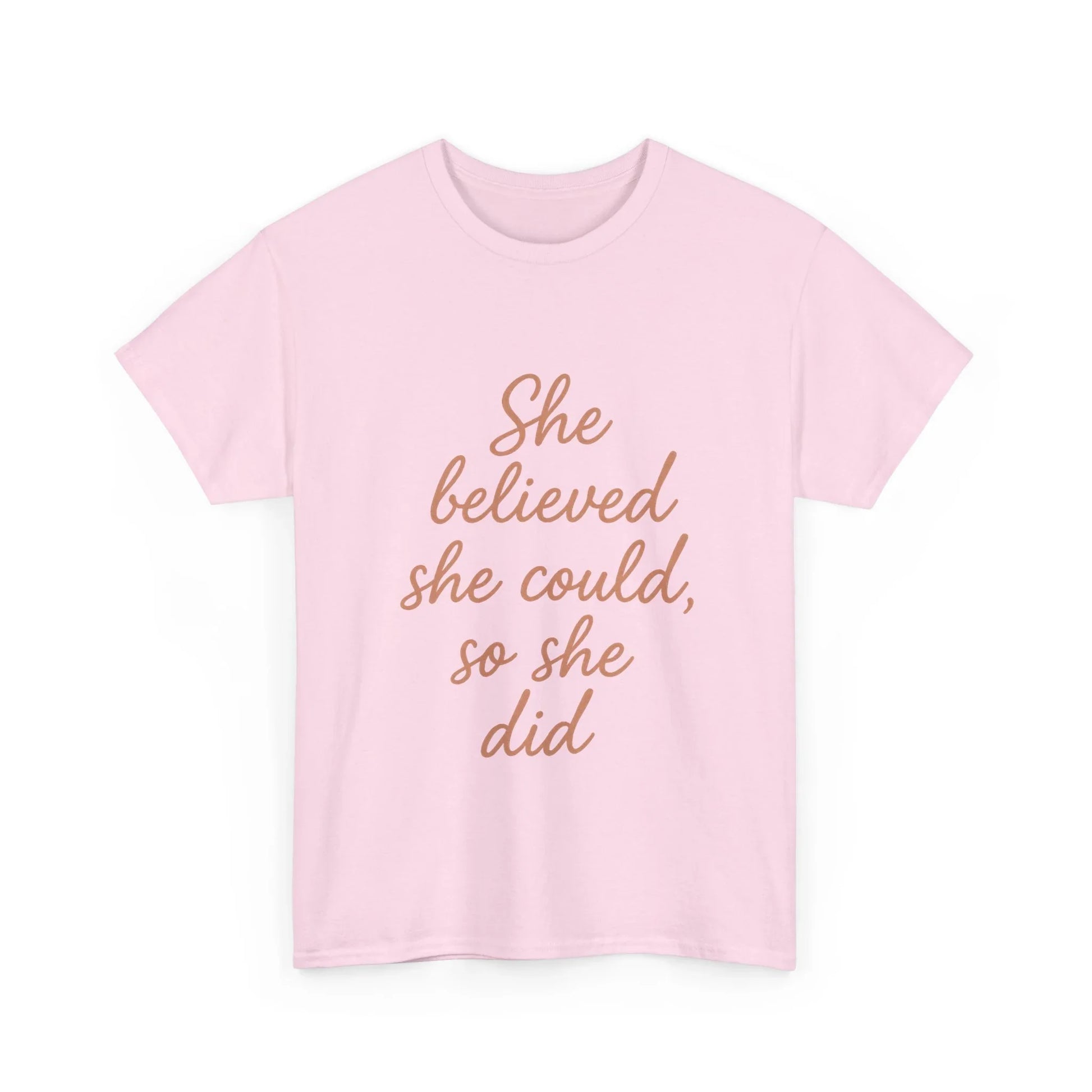 She Believed She Could, So She Did – Motivational Women’s Tee - Oceanfront Products