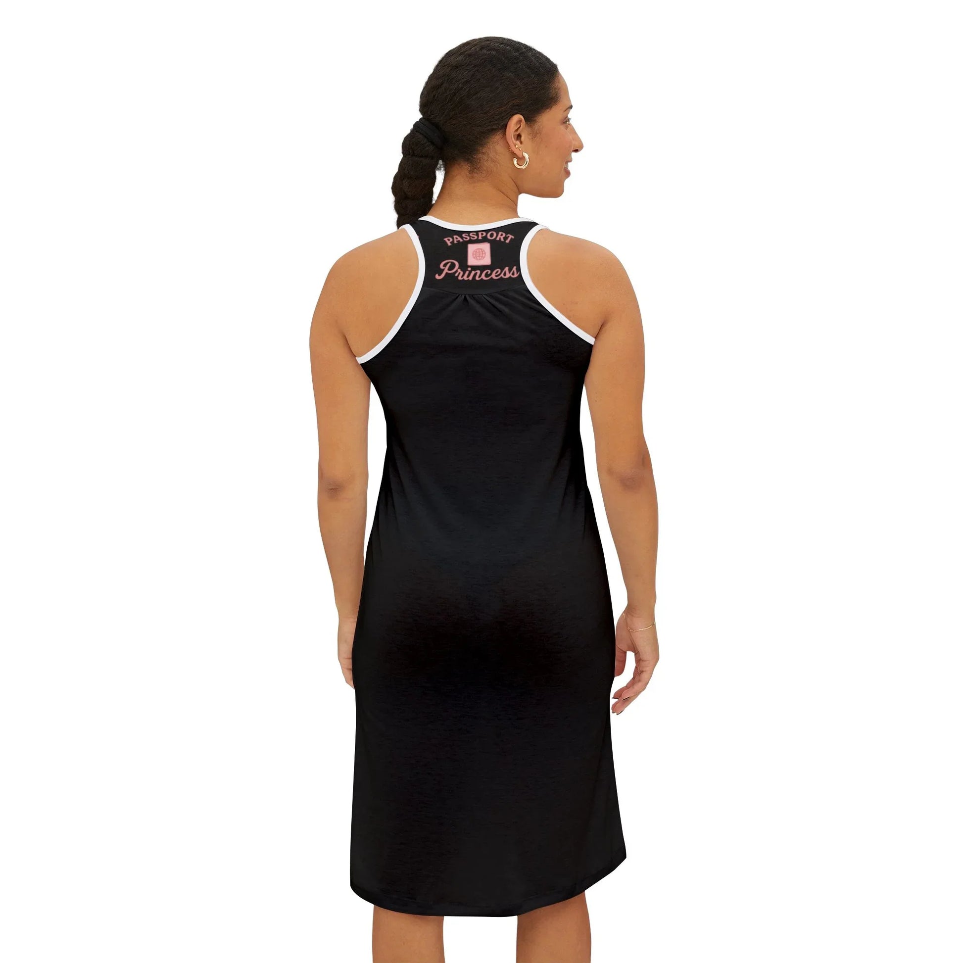 Passport Princess Racerback Dress | Travel Outfit, Vacation Dress, Summer Style, Resort Wear, Gift for Her - Oceanfront Products