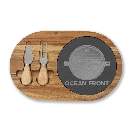 Luxury Oceanfront Serving Board Printify