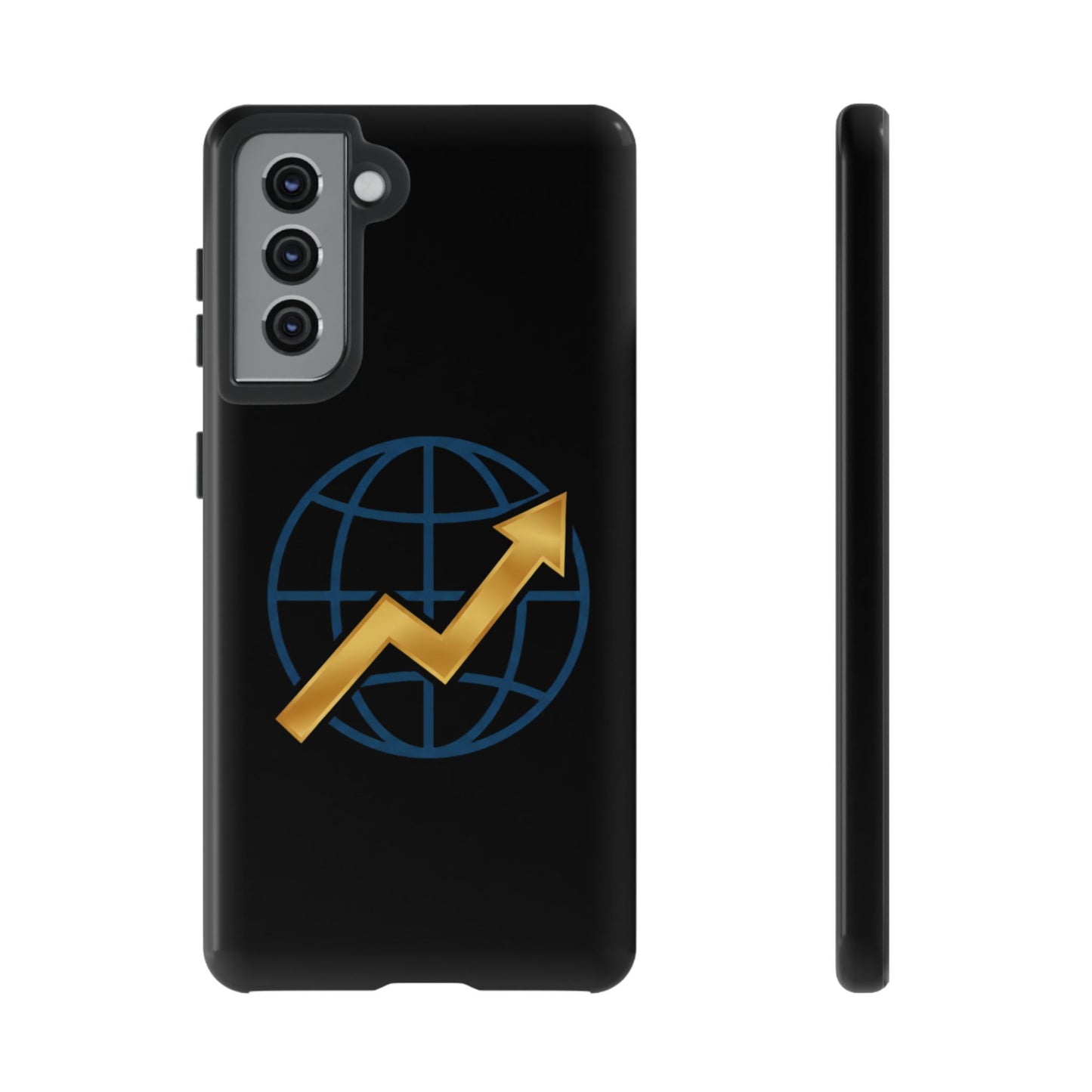 Phone Case — Global Growth Arrow Graphic (Investing & Business Motivational)