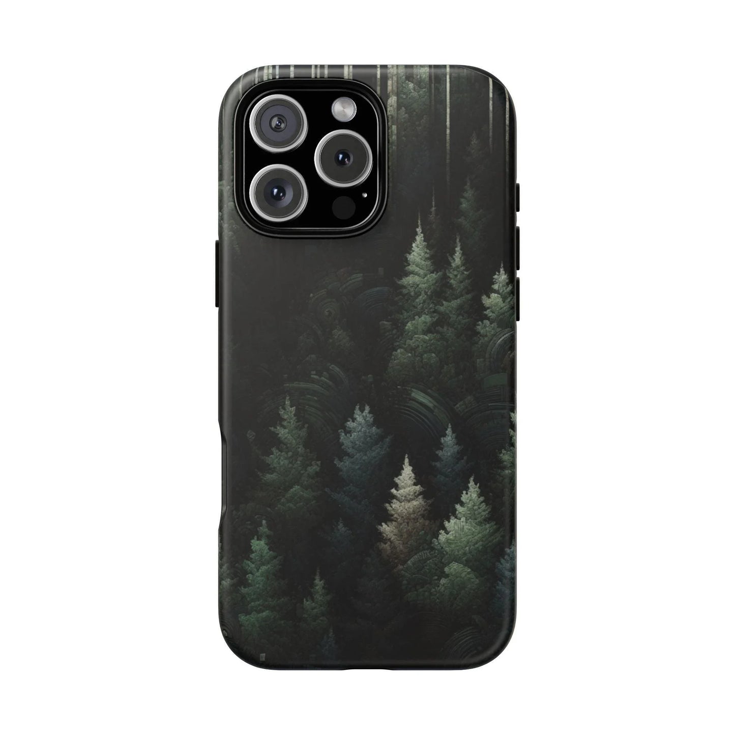 Phone Cases - Deep Dark Forest Nature Design - Oceanfront Products