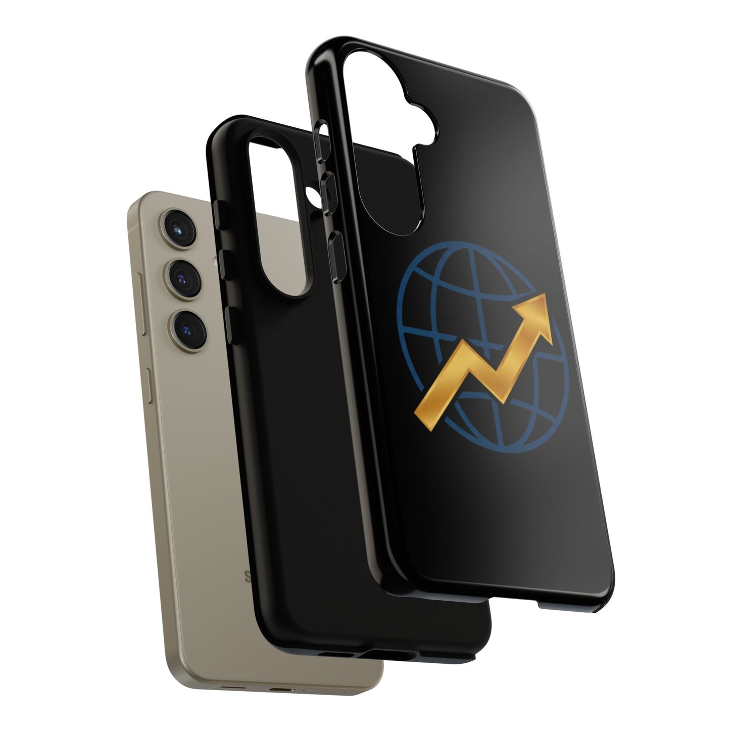 Phone Case — Global Growth Arrow Graphic (Investing & Business Motivational)