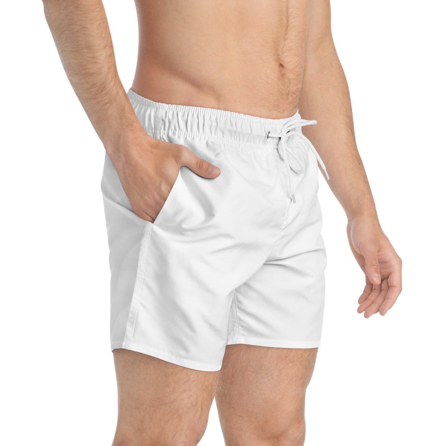 Anchor Swim Trunks - Golden Anchor Design Printify