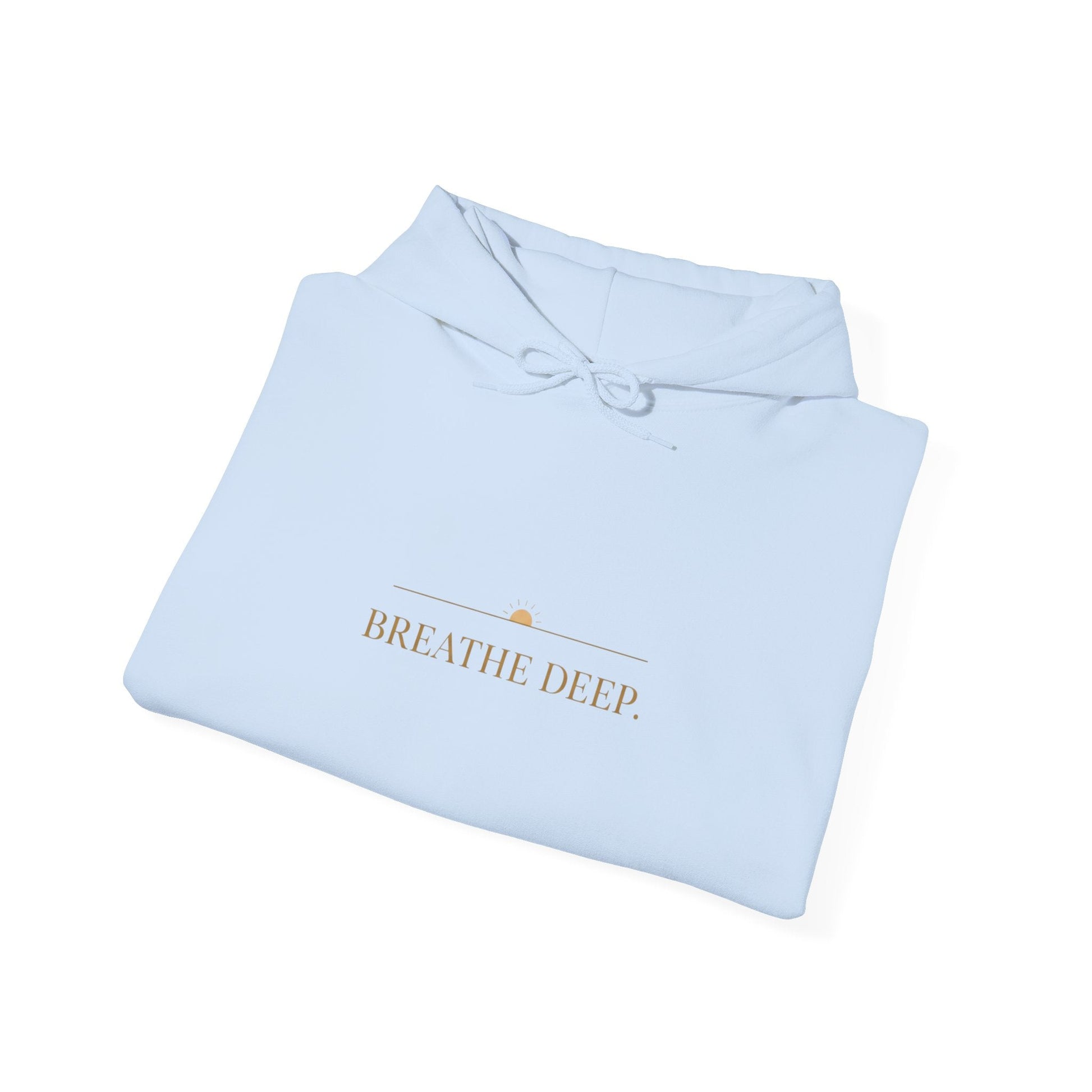 Oceanfront “Breathe Deep” Hoodie | Oversized Luxury Comfortwear | Coastal Minimalist Streetwear Printify