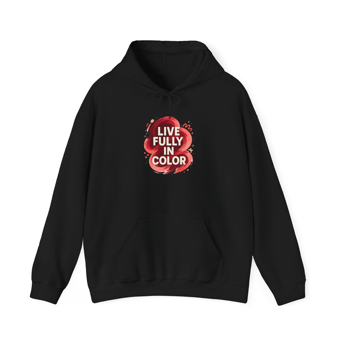 Hooded Sweatshirt Bold Color Palettes Cherry Coded - Oceanfront Products