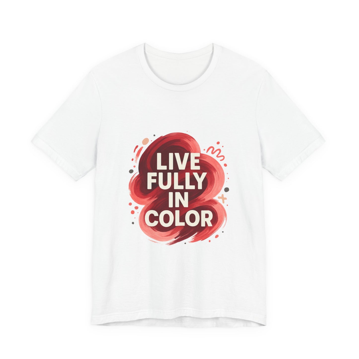 Short Sleeve Tee Bold Color Palette Cherry Coded - Oceanfront Products