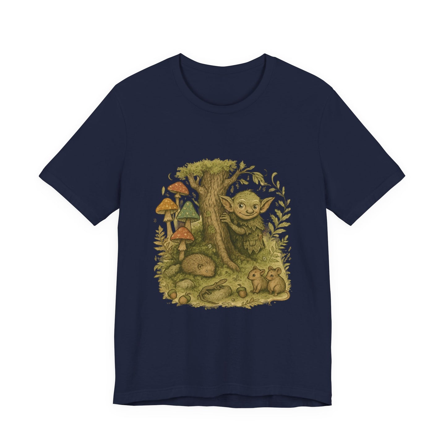 Nature Whimsical Tshirt, Garden Tee, Earthy T-shirt, Outdoor Adventure Top, - Oceanfront Products