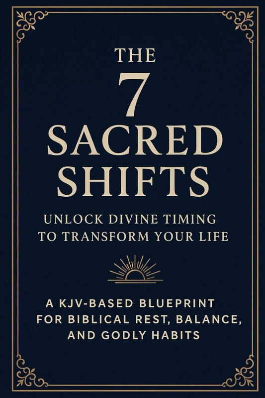 The 7 Sacred Shifts: Unlock Divine Timing to Transform Your Life — A KJV-Based Blueprint for Biblical Rest, Balance, and Godly Habits Oceanfront Products