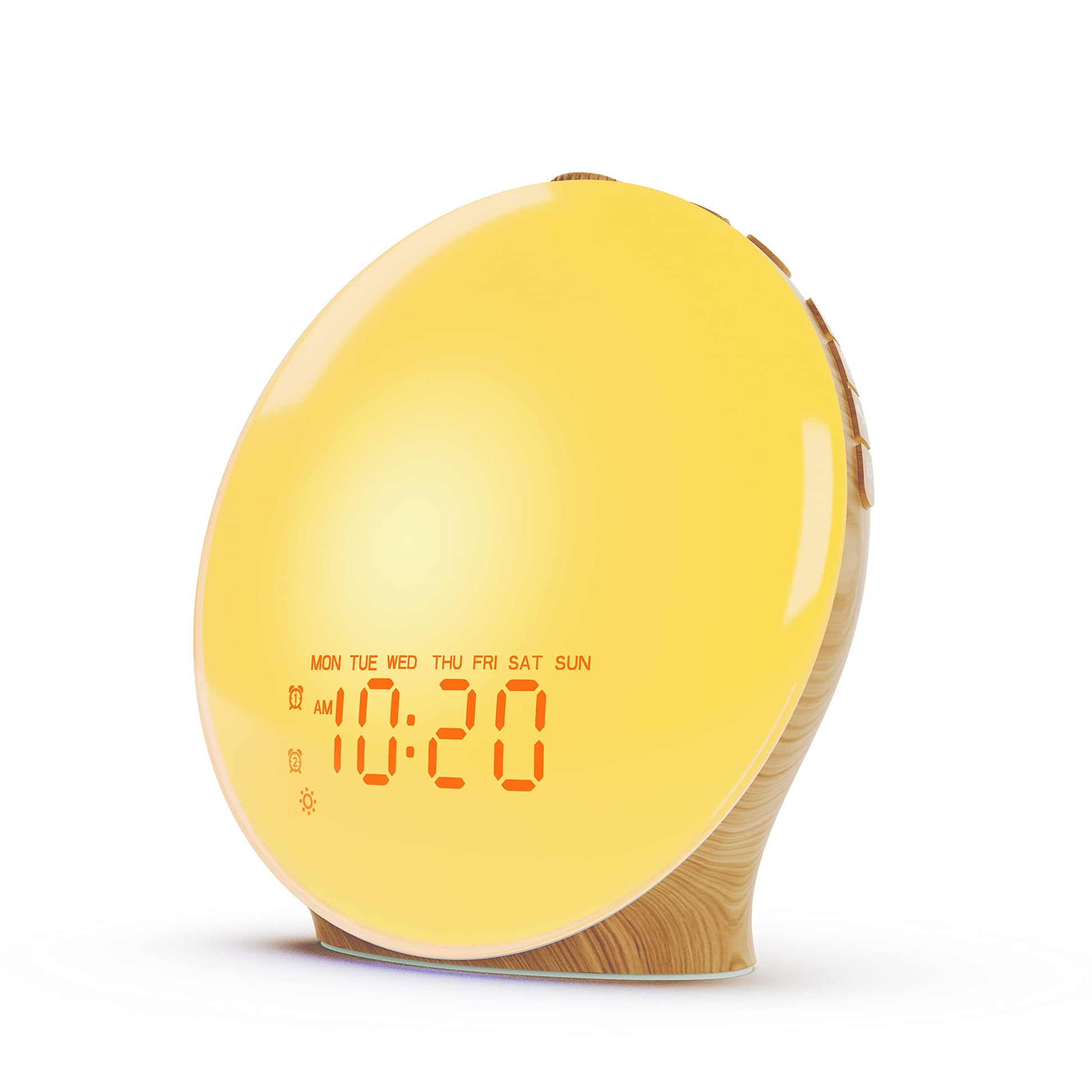 Oceanfront Sunrise Glow Clock – Wake-Up Light, Sleep Aid, Dual Alarm, 7 Colors, Natural Sunrise Simulation Oceanfront Products