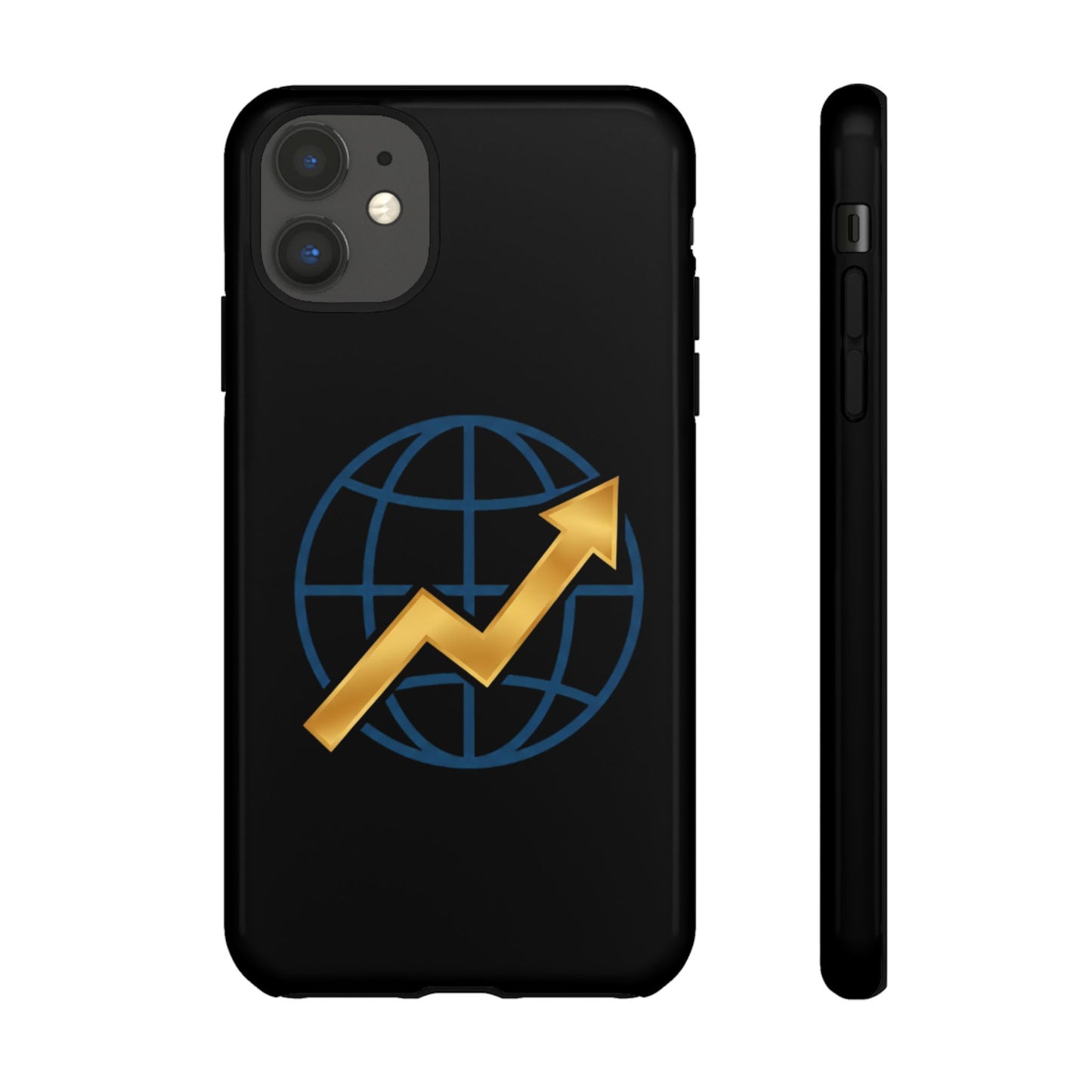 Phone Case — Global Growth Arrow Graphic (Investing & Business Motivational)