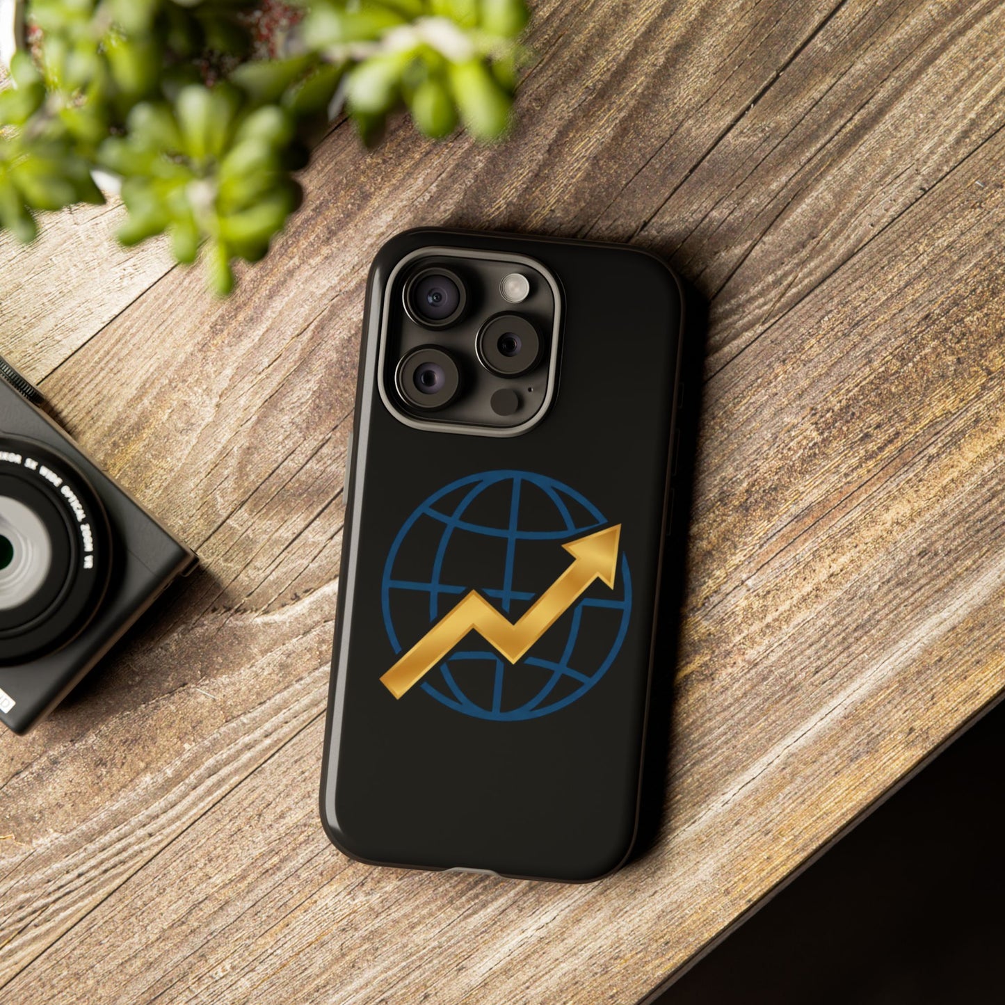 Phone Case — Global Growth Arrow Graphic (Investing & Business Motivational)