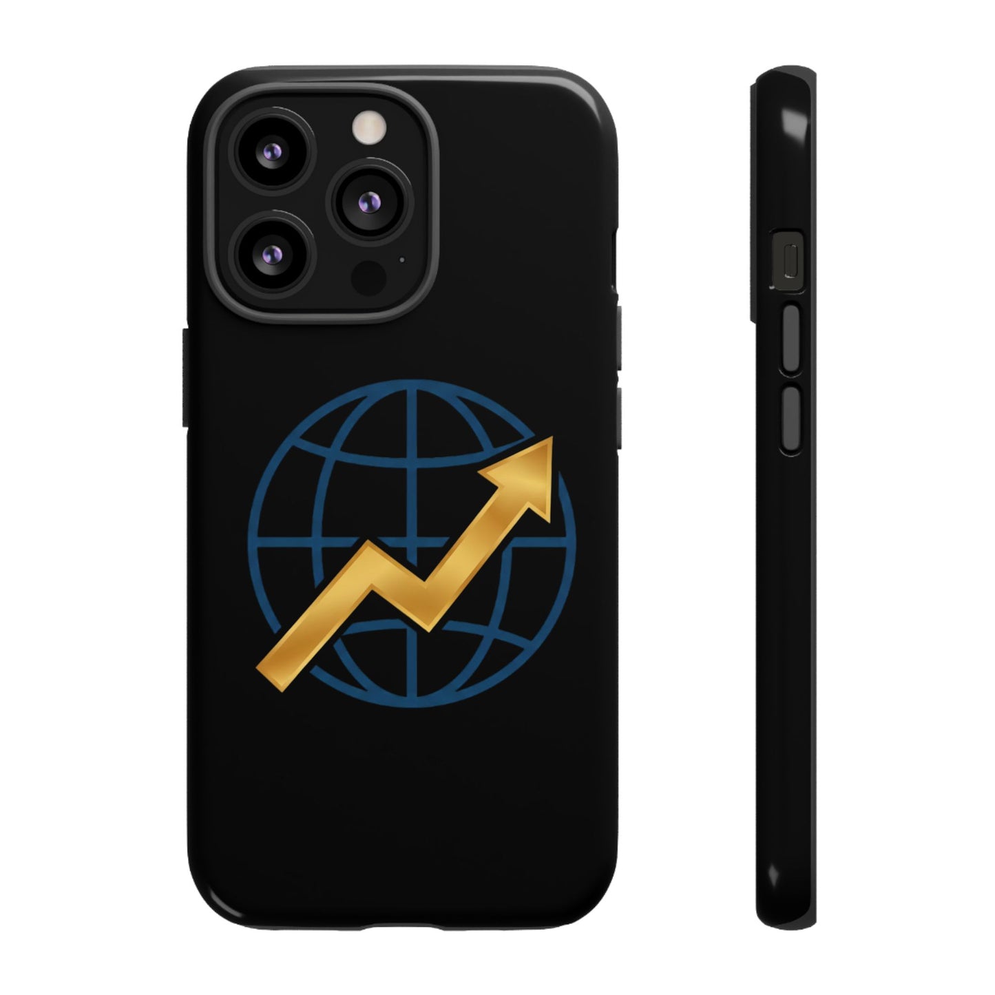 Phone Case — Global Growth Arrow Graphic (Investing & Business Motivational)