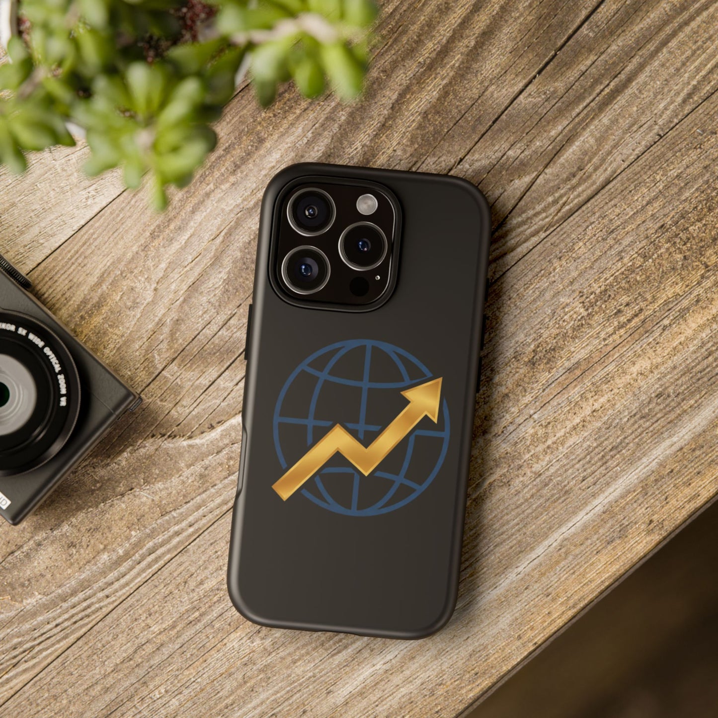 Phone Case — Global Growth Arrow Graphic (Investing & Business Motivational)