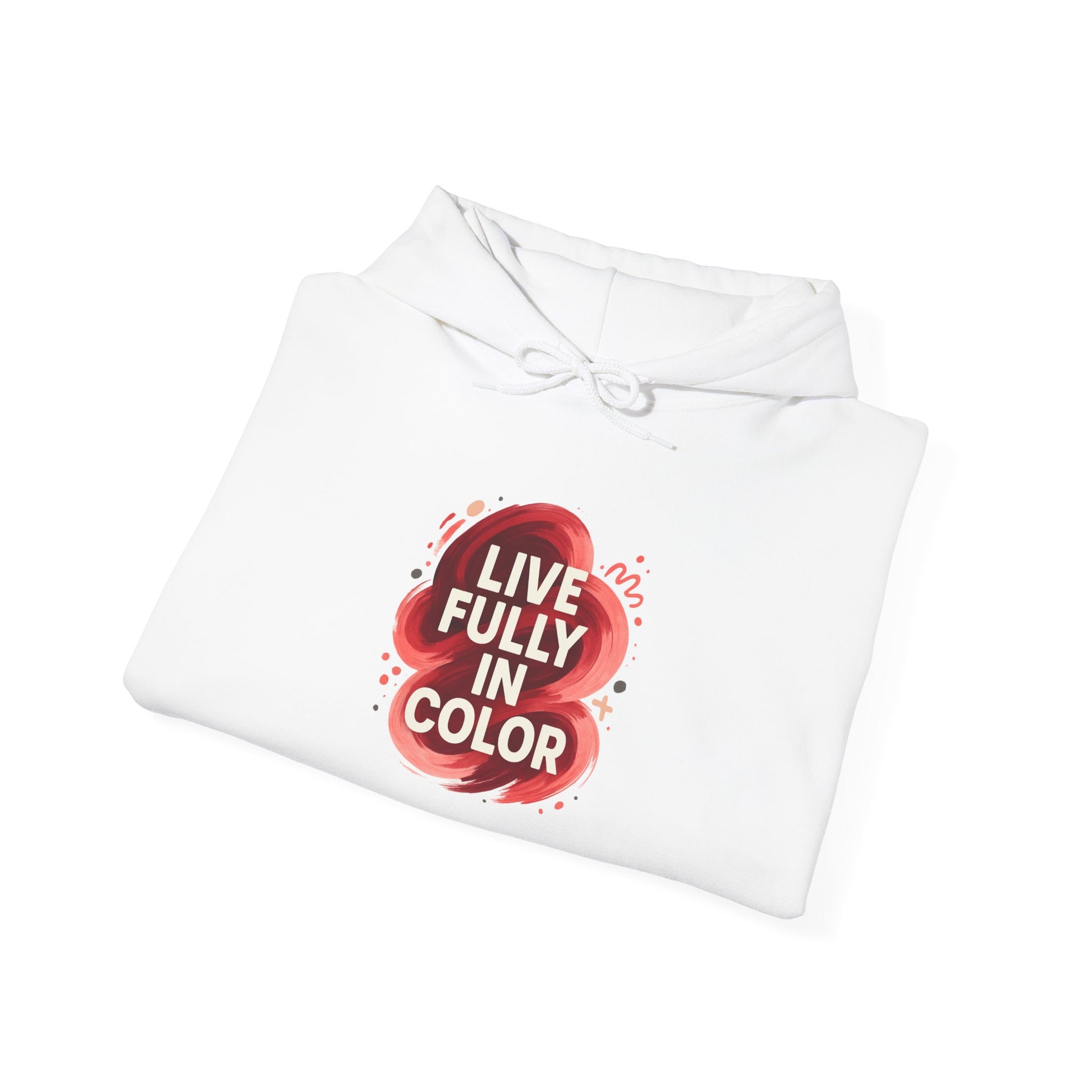 Hooded Sweatshirt Bold Color Palettes Cherry Coded - Oceanfront Products