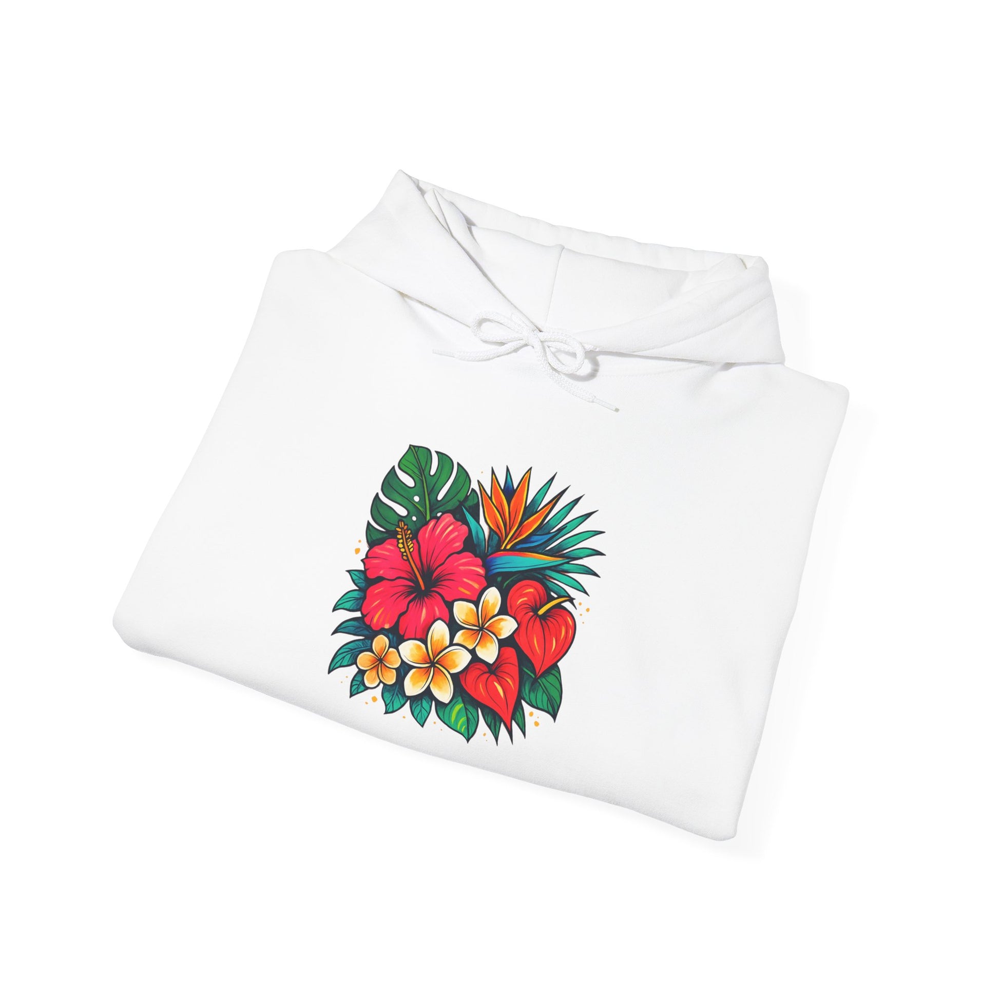 Tropical Floral Unisex Hoodie - Oceanfront Products