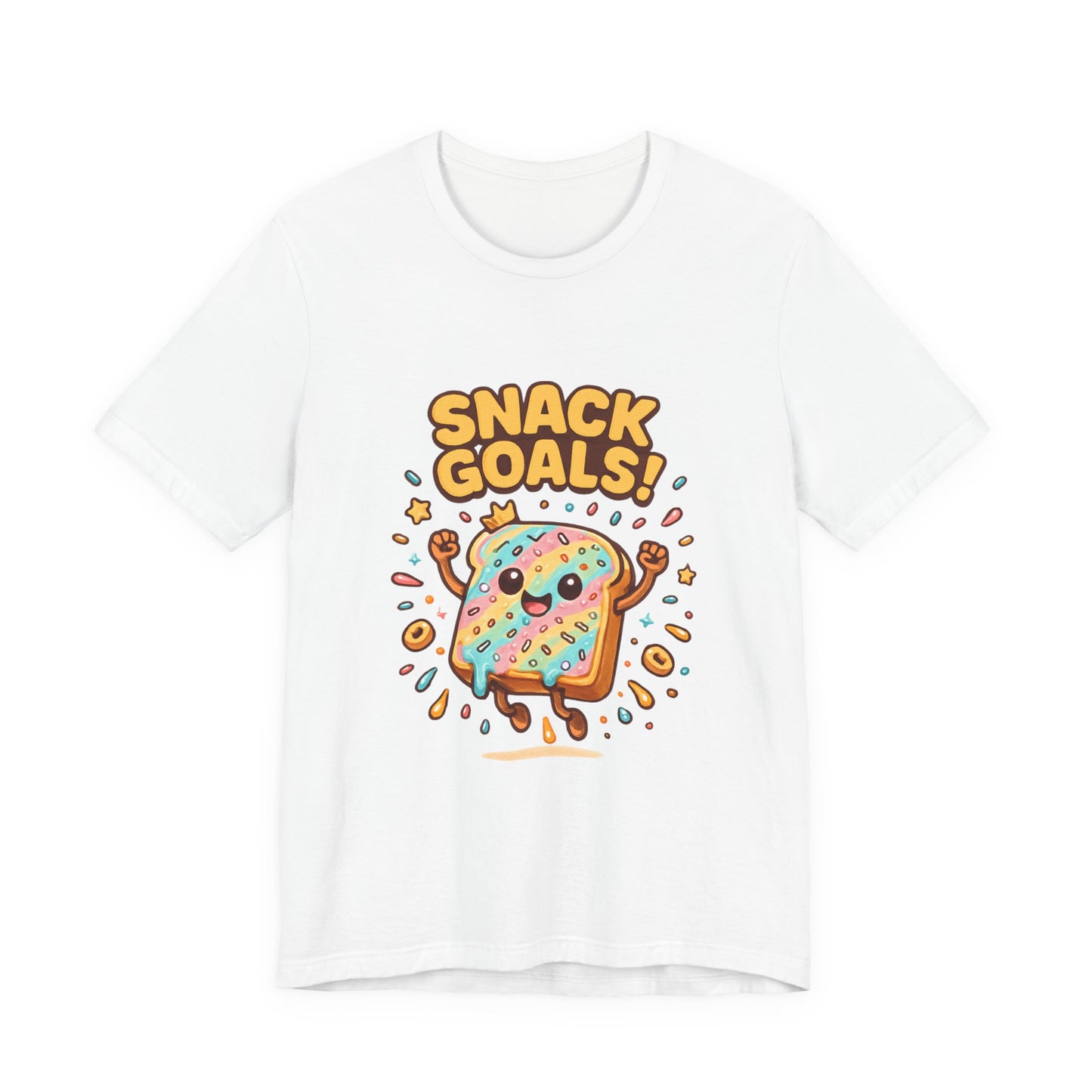 Snack Attack Unisex Tee, Food Lover Gift, Snacking Shirt, Funny Graphic Tee, - Oceanfront Products