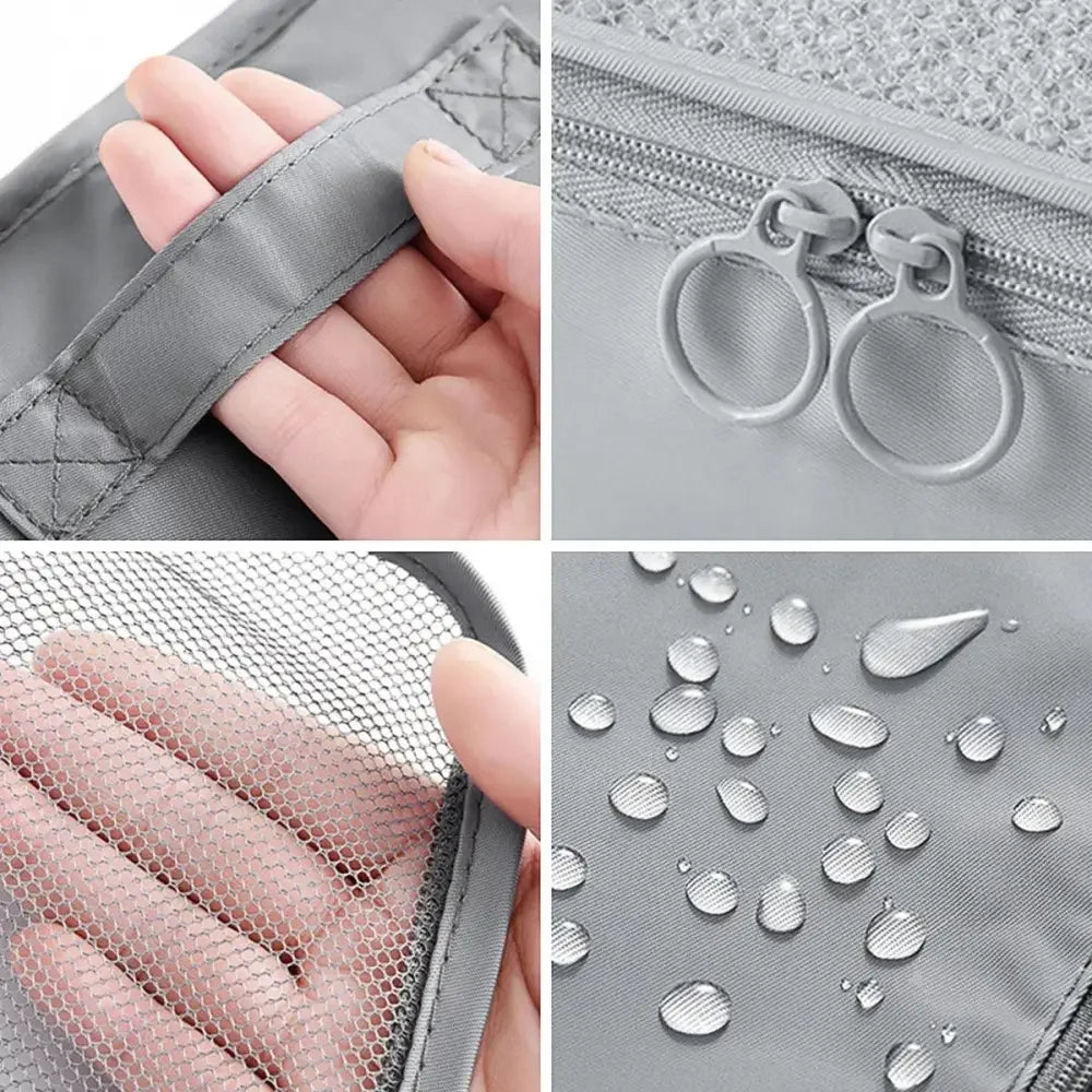 7 Pcs Set Travel Organizer Storage Bags Suitcase Packing Cubes Set Cases Portable Luggage Clothes Shoe Tidy Pouch Folding.-zmt - Oceanfront Products