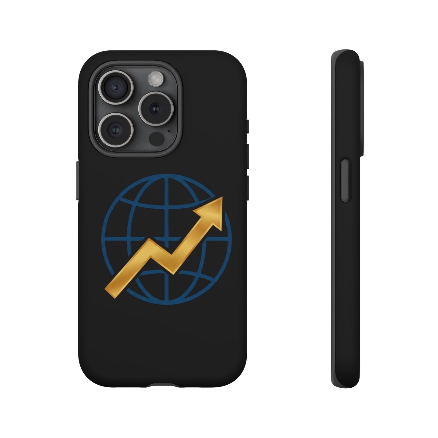 Phone Case — Global Growth Arrow Graphic (Investing & Business Motivational)