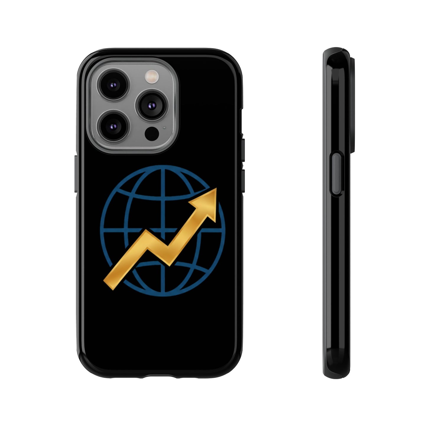 Phone Case — Global Growth Arrow Graphic (Investing & Business Motivational)