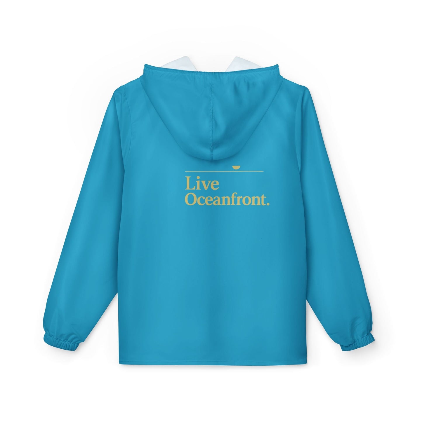 Oceanfront “Horizon” Windbreaker – Lightweight Travel Jacket | Women’s Coastal Luxe Edition Printify
