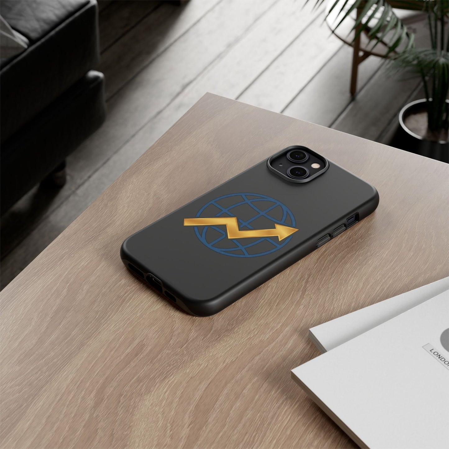 Phone Case — Global Growth Arrow Graphic (Investing & Business Motivational)