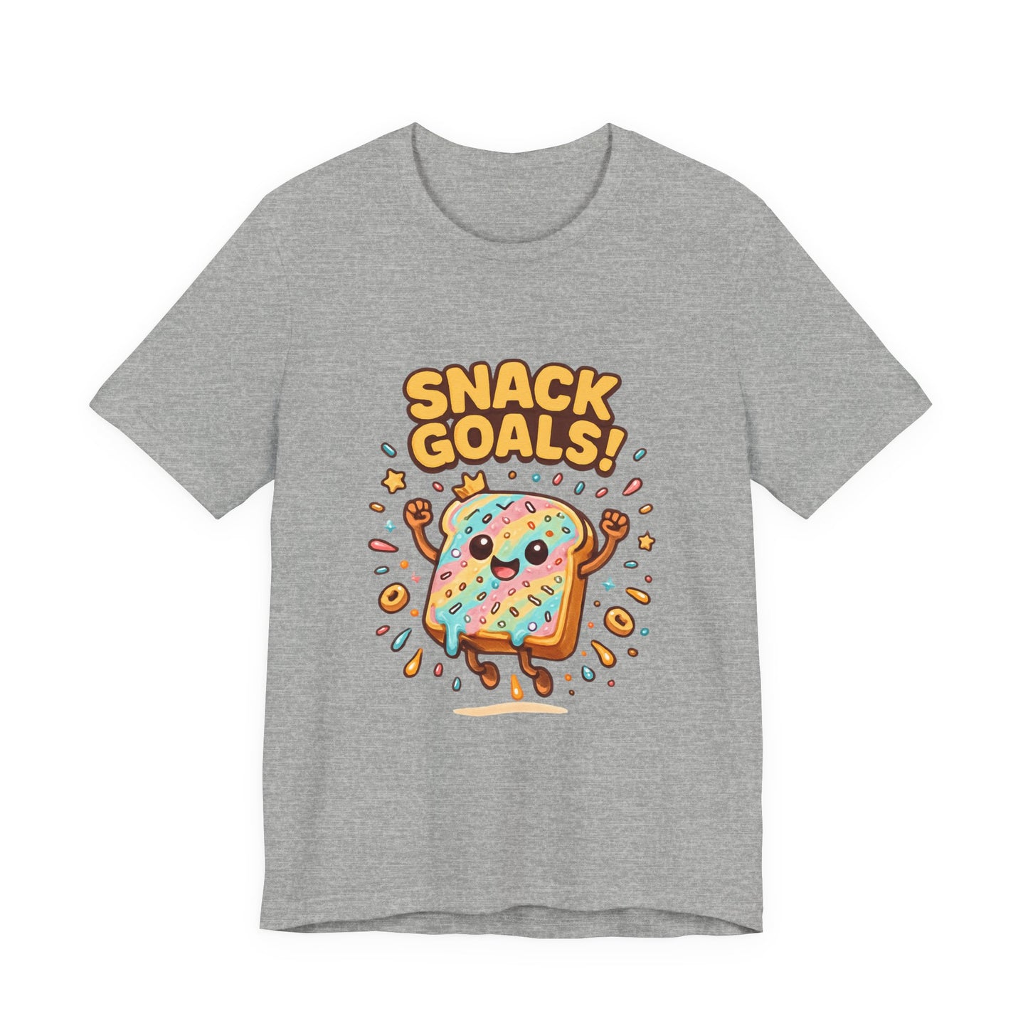Snack Attack Unisex Tee, Food Lover Gift, Snacking Shirt, Funny Graphic Tee, - Oceanfront Products