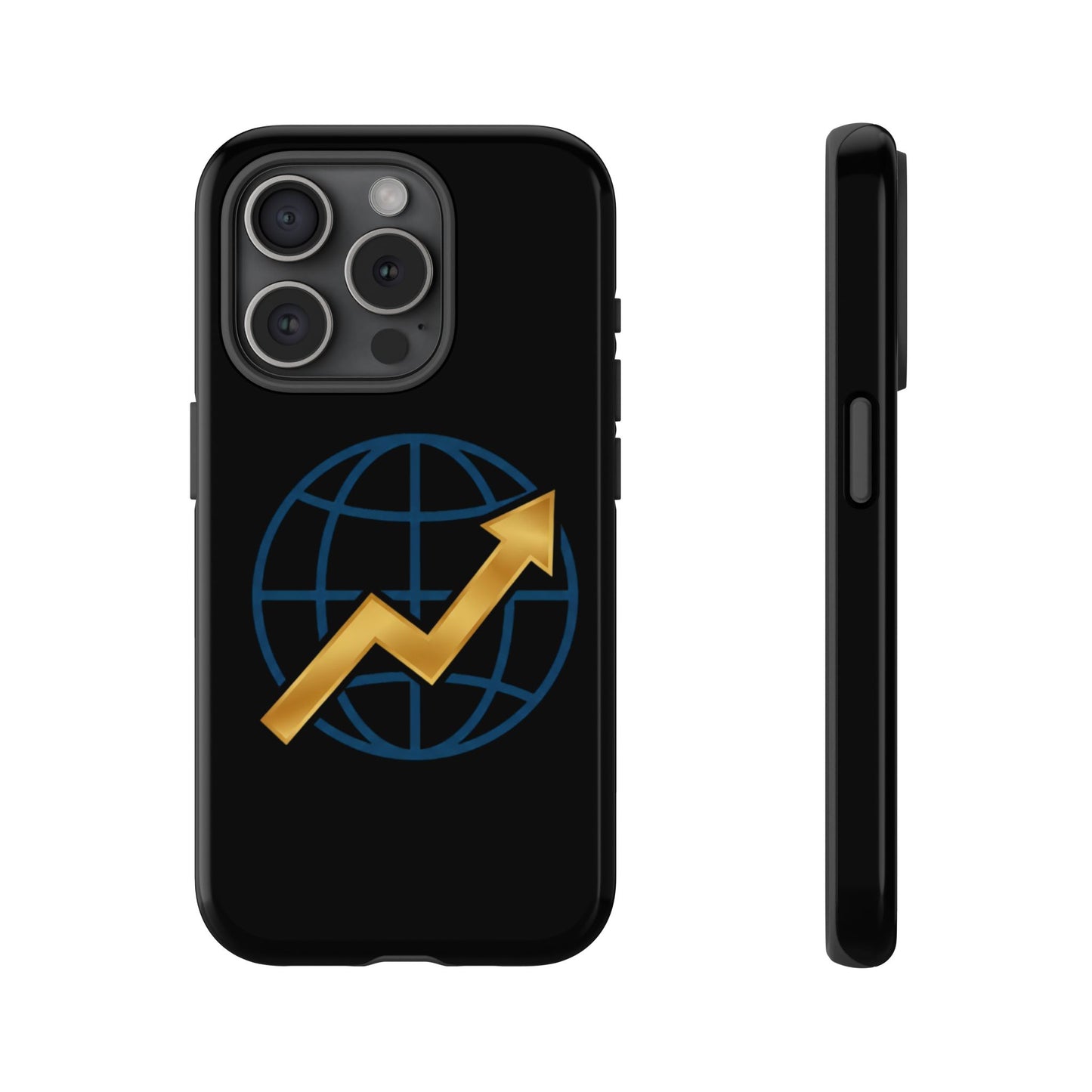 Phone Case — Global Growth Arrow Graphic (Investing & Business Motivational)