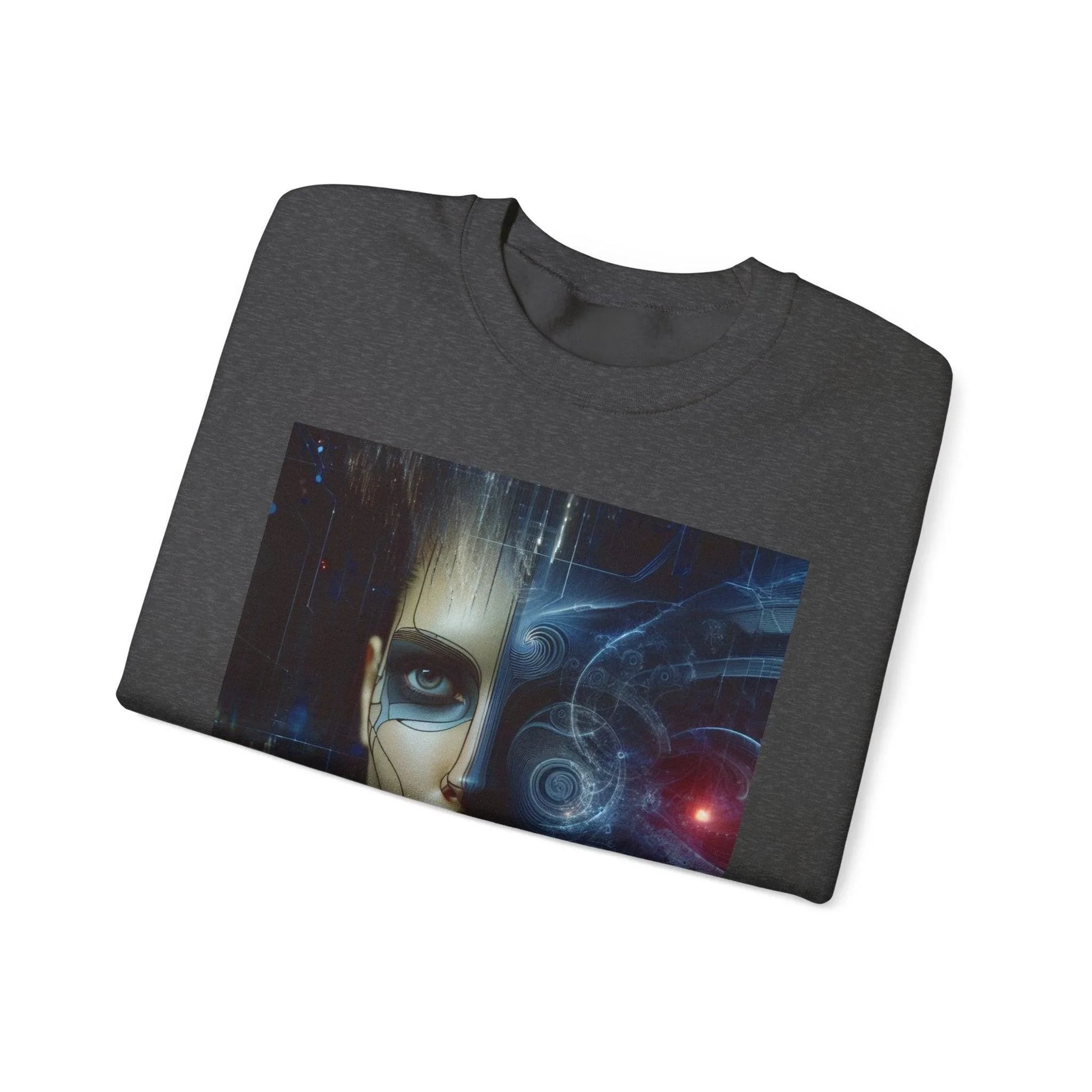 Robot Woman AI Girl Sweatshirt - Oceanfront Products