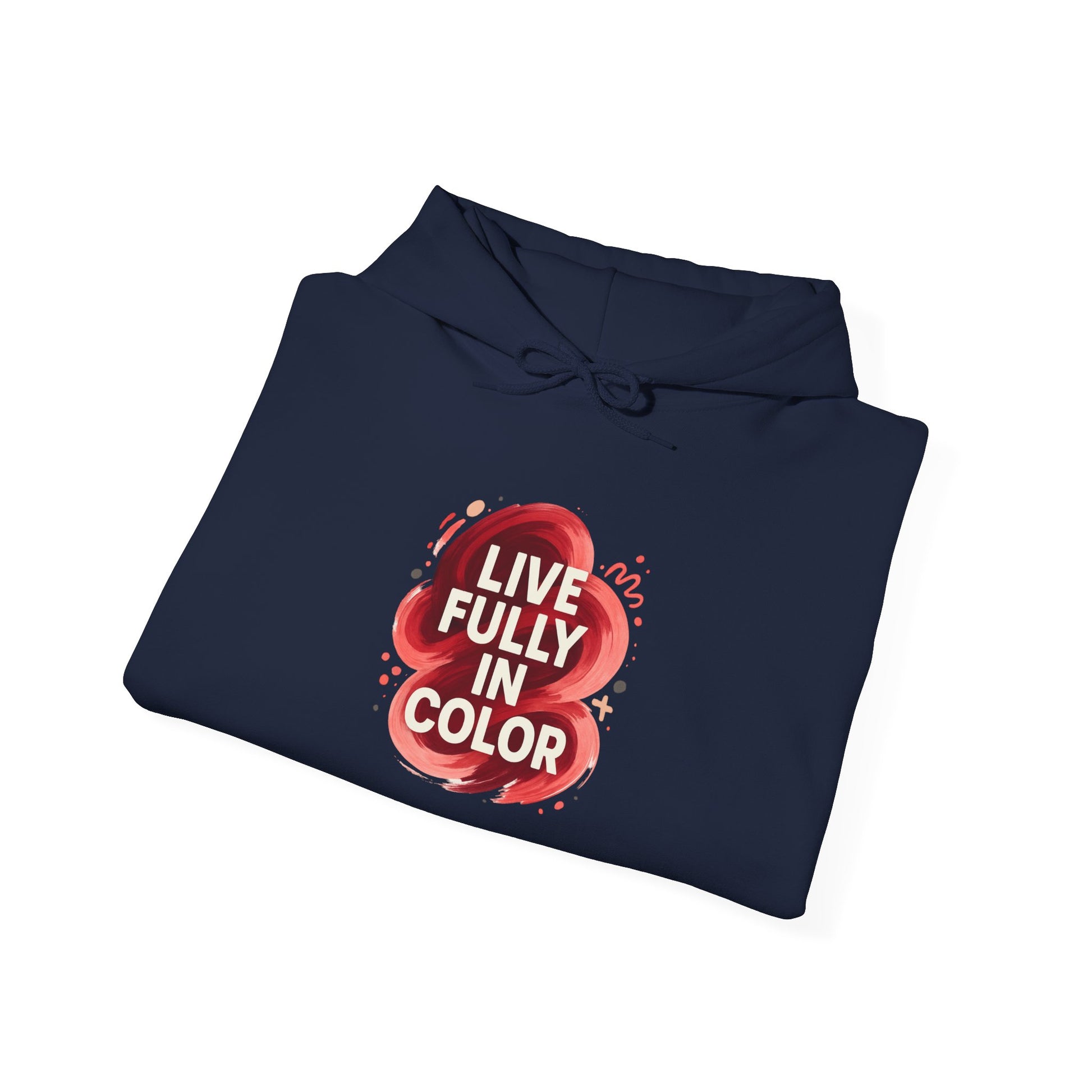 Hooded Sweatshirt Bold Color Palettes Cherry Coded - Oceanfront Products