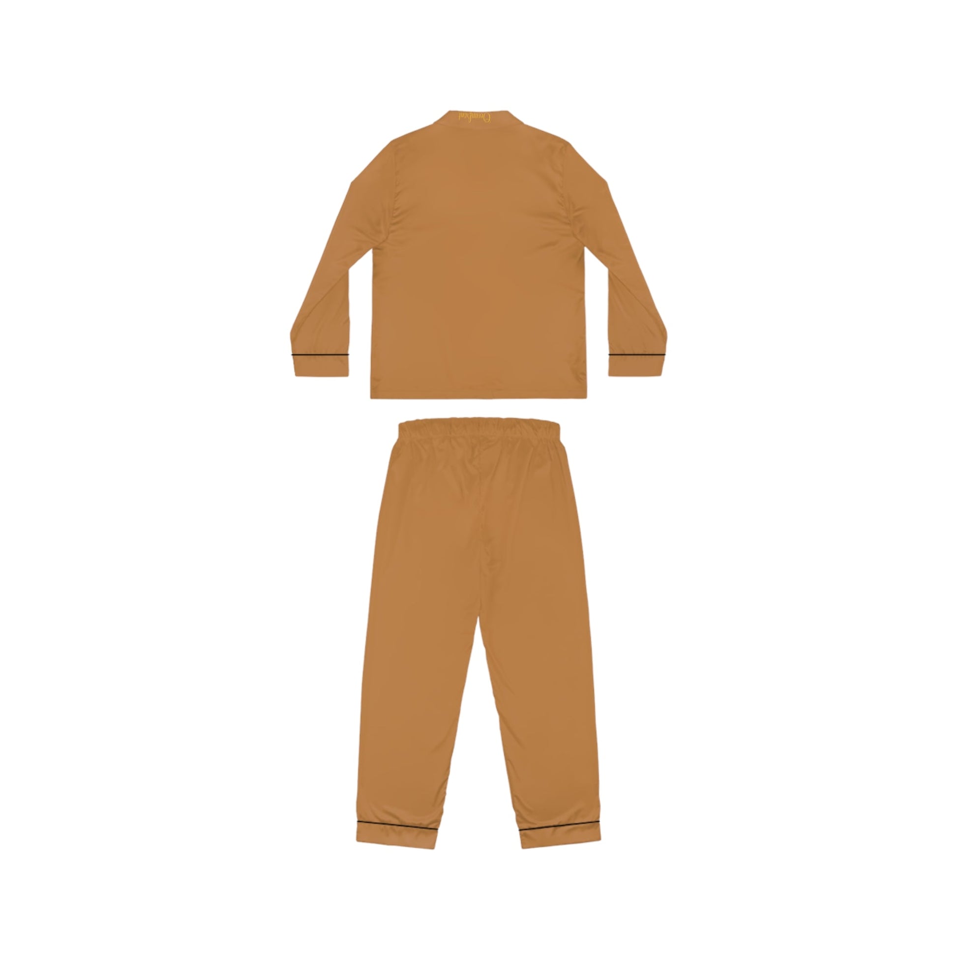 Golden Hour Soft Life Satin Pajama Set – Champagne Edition | Oceanfront Products Printify