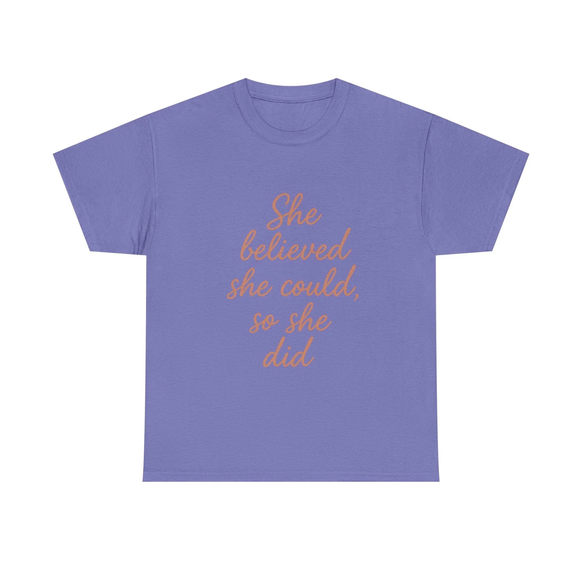 She Believed She Could, So She Did – Motivational Women’s Tee - Oceanfront Products
