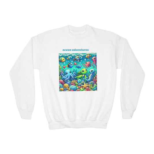 Ocean Adventures Youth Sweatshirt - Oceanfront Products