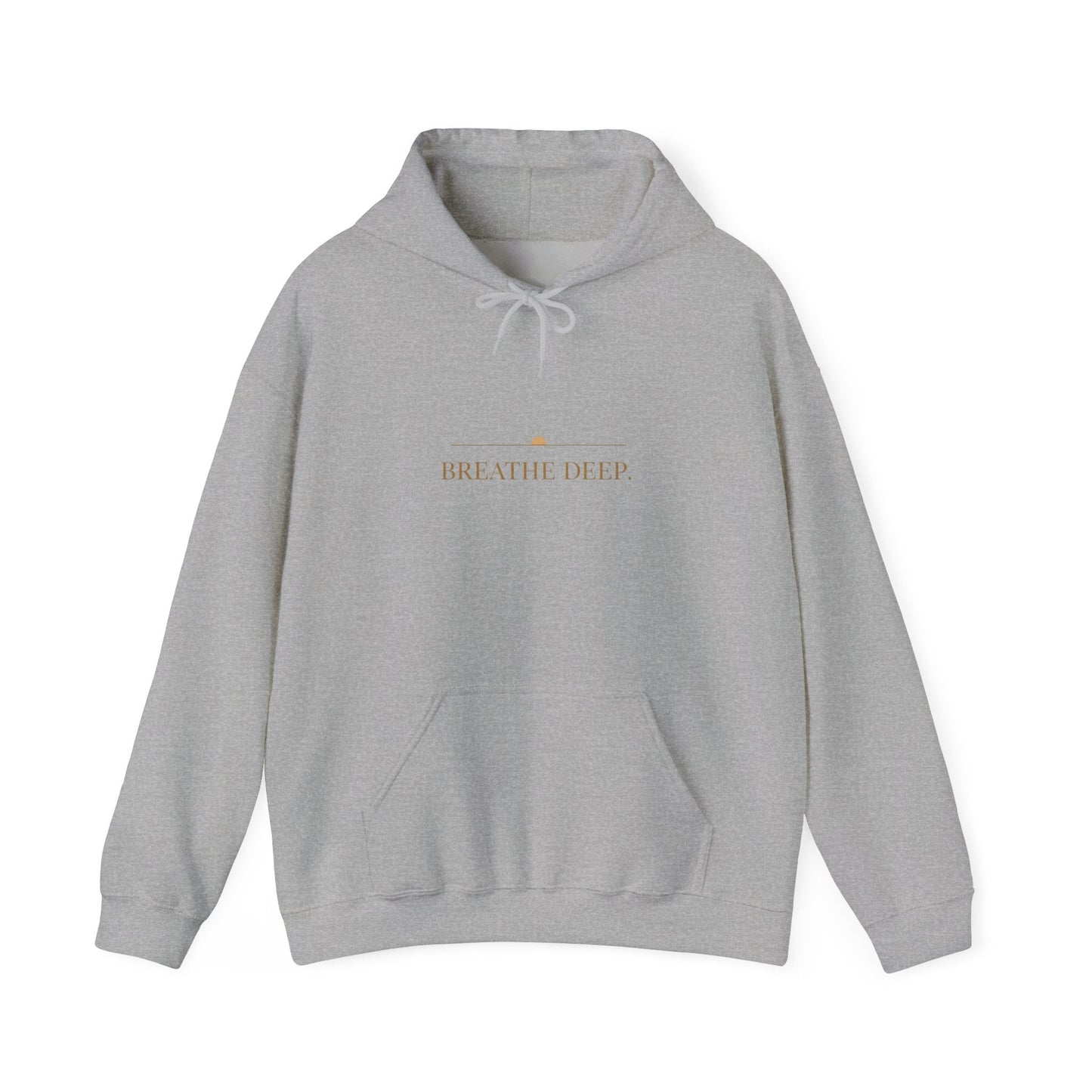 Oceanfront “Breathe Deep” Hoodie | Oversized Luxury Comfortwear | Coastal Minimalist Streetwear Printify