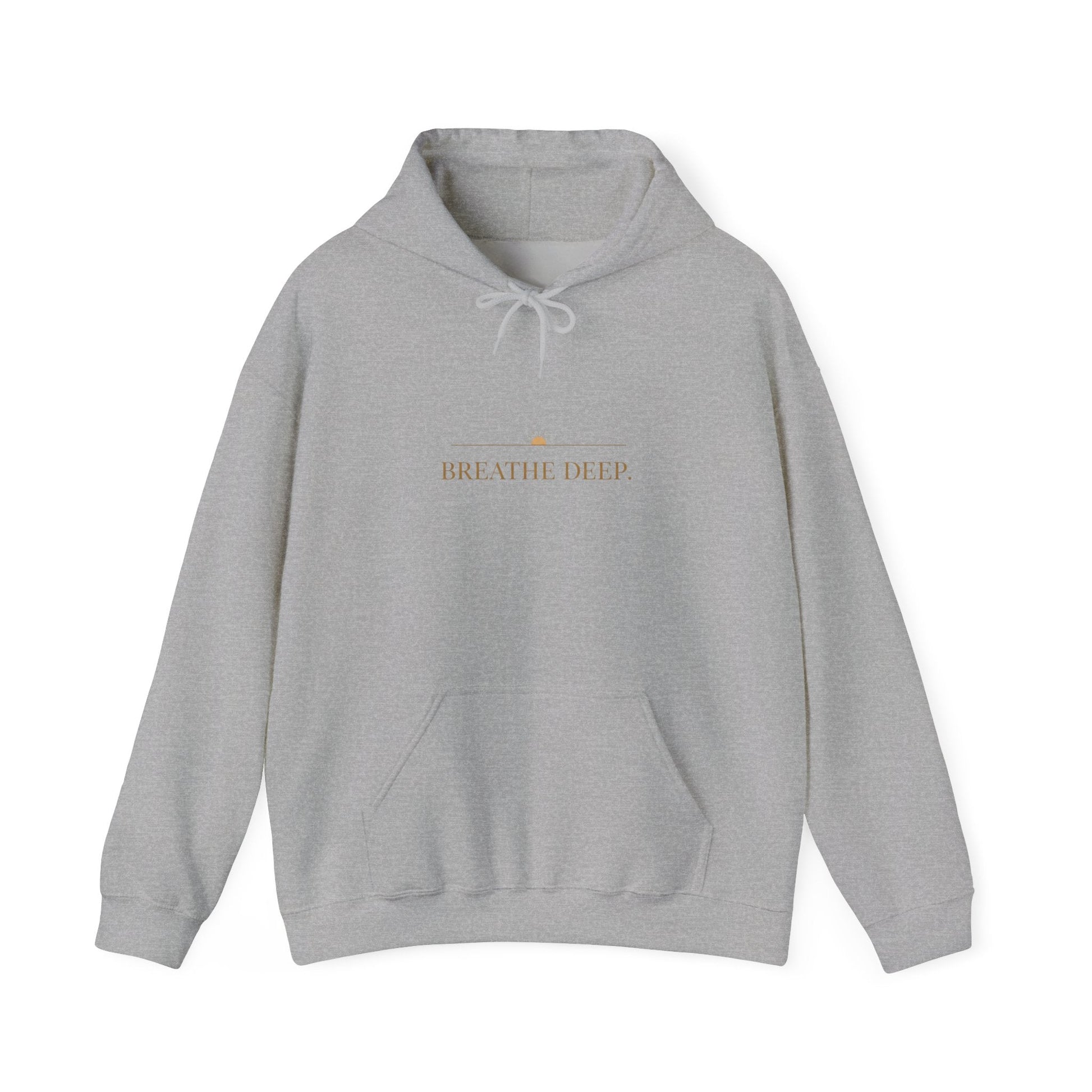 Oceanfront “Breathe Deep” Hoodie | Oversized Luxury Comfortwear | Coastal Minimalist Streetwear Printify