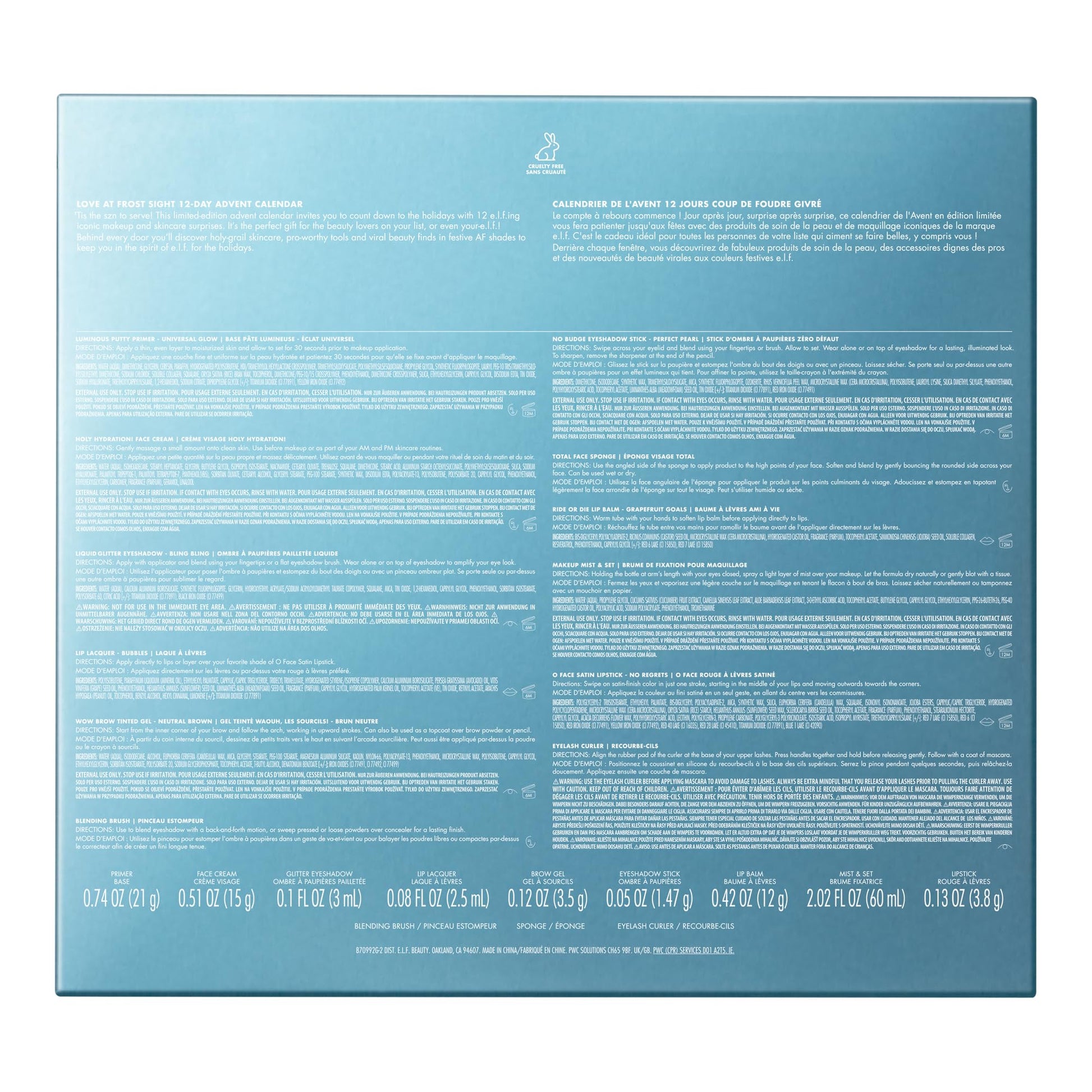 Oceanfront 24-Day Beauty Countdown Calendar Oceanfront Products