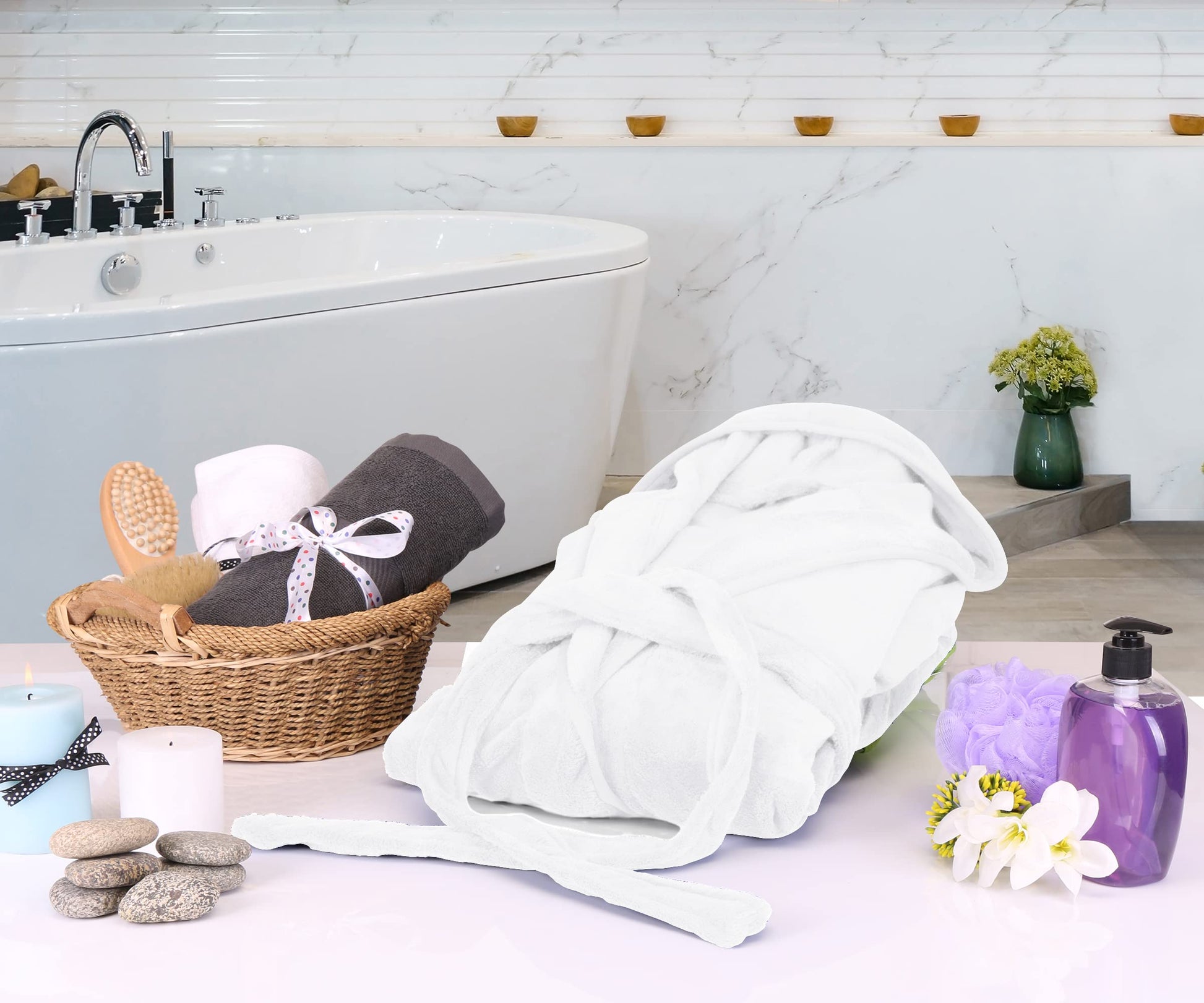 Oceanfront Luxe Spa Robe™ — Soft Plush Comfort, Luxury Feel, Premium Loungewear Oceanfront Products