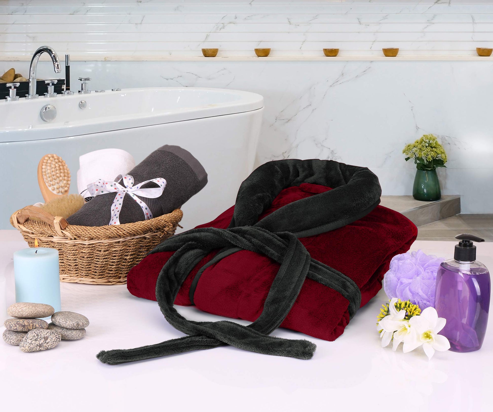 Oceanfront Luxe Spa Robe™ — Soft Plush Comfort, Luxury Feel, Premium Loungewear Oceanfront Products