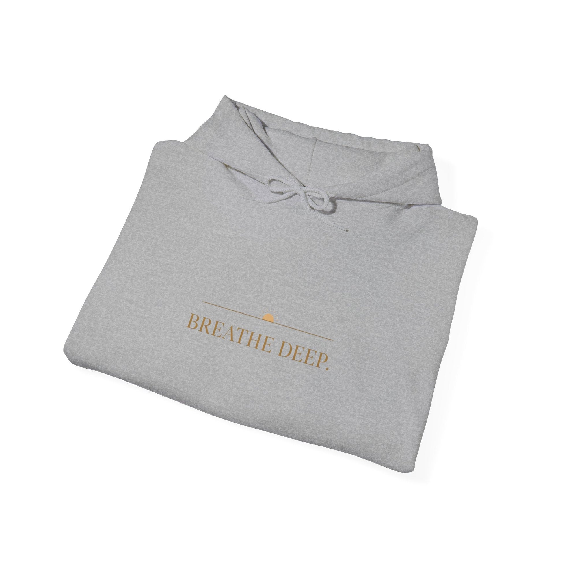 Oceanfront “Breathe Deep” Hoodie | Oversized Luxury Comfortwear | Coastal Minimalist Streetwear Printify