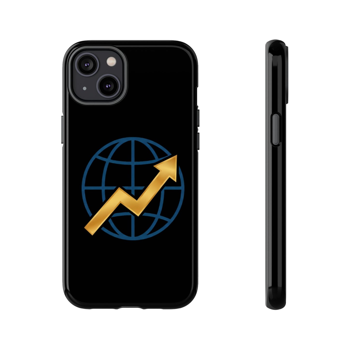 Phone Case — Global Growth Arrow Graphic (Investing & Business Motivational)