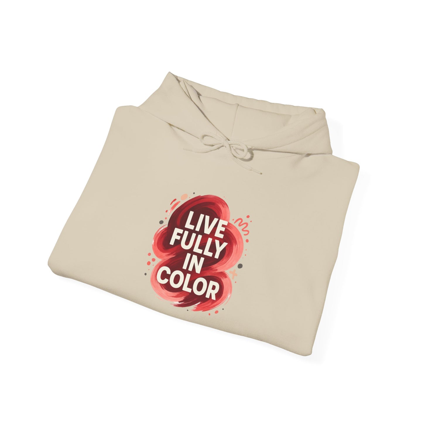 Hooded Sweatshirt Bold Color Palettes Cherry Coded - Oceanfront Products