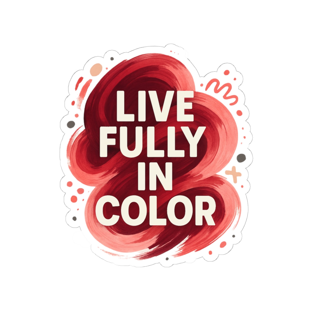 Stickers Bold Color Palette Cherry Coded - Oceanfront Products