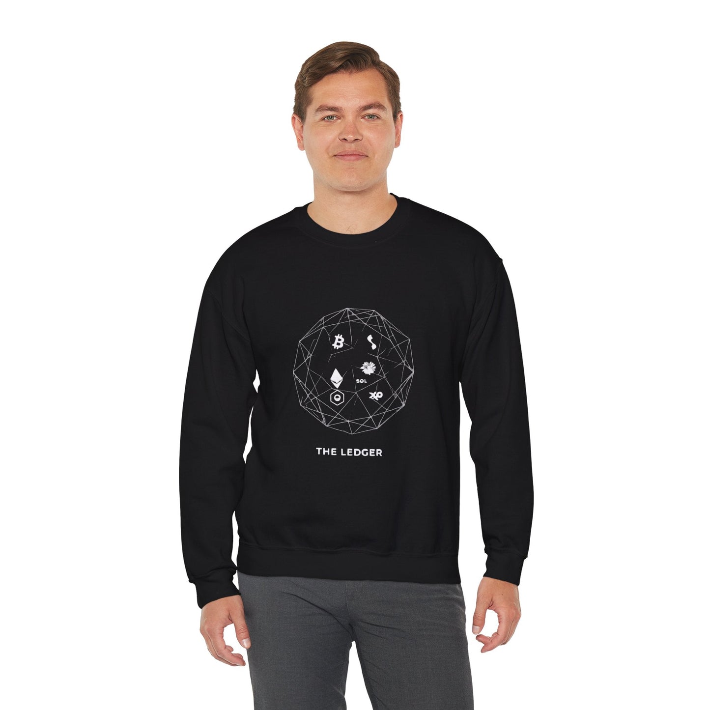 🌐 THE LEDGER.— Crypto Network Minimalist Print Printify