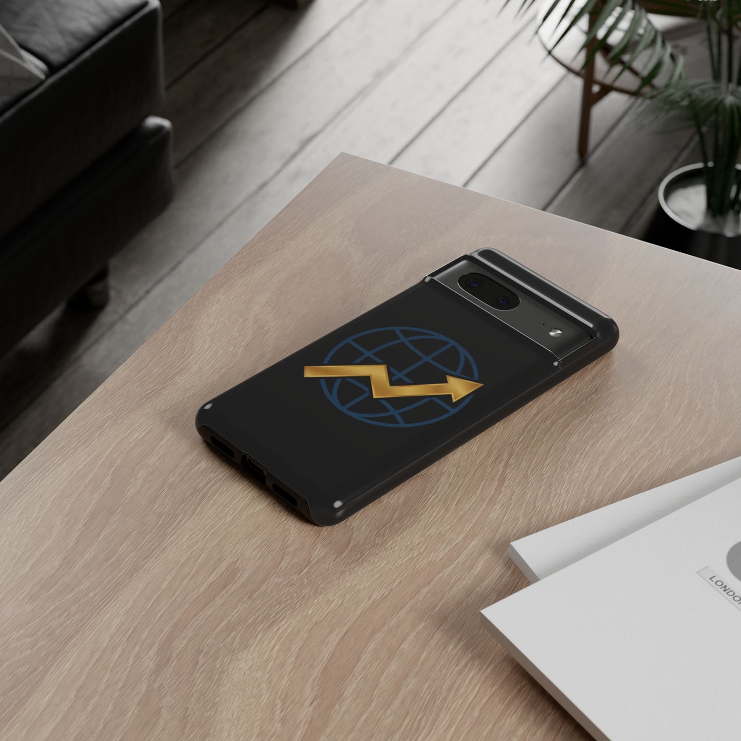 Phone Case — Global Growth Arrow Graphic (Investing & Business Motivational)