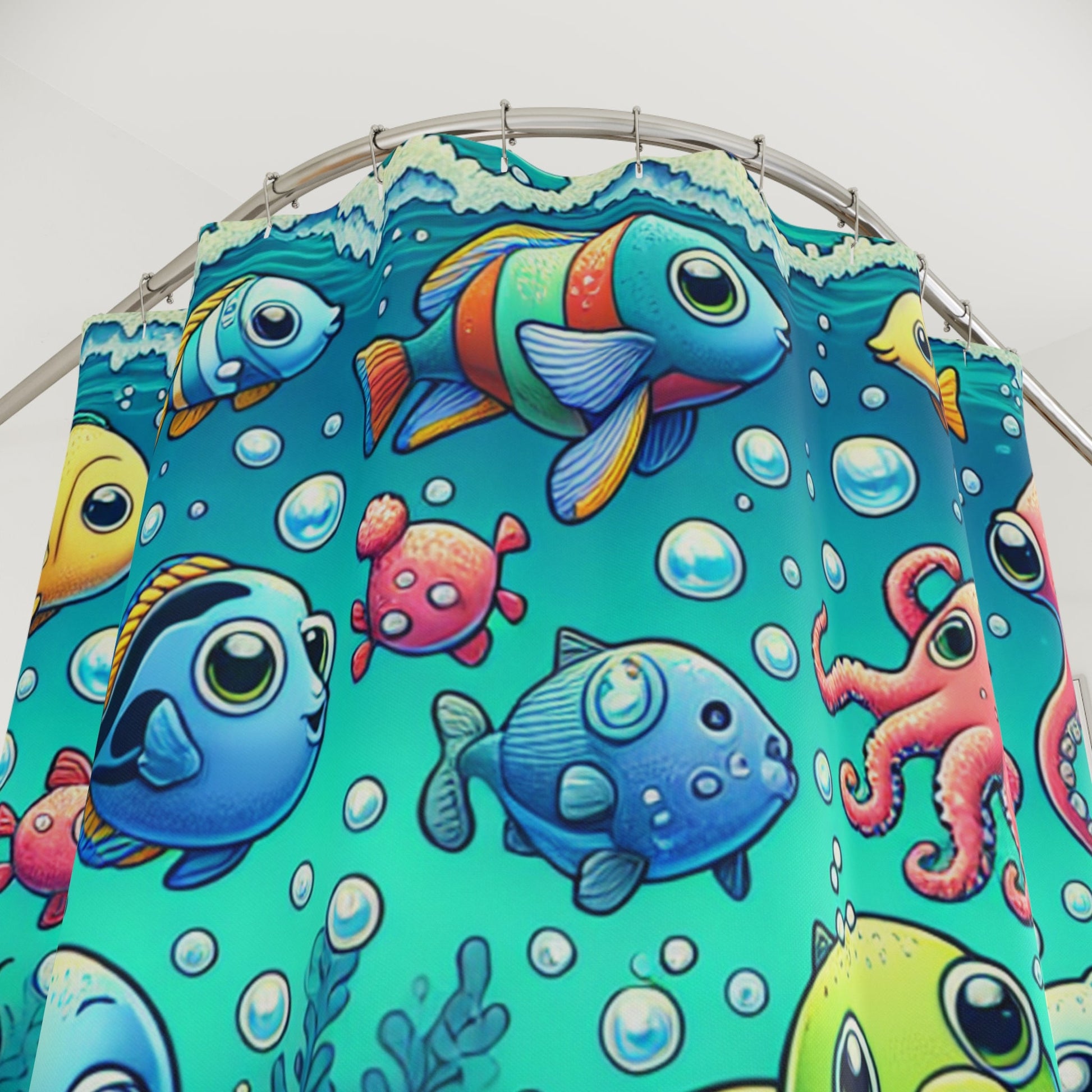Ocean Adventure Shower Curtain Oceanfront Products