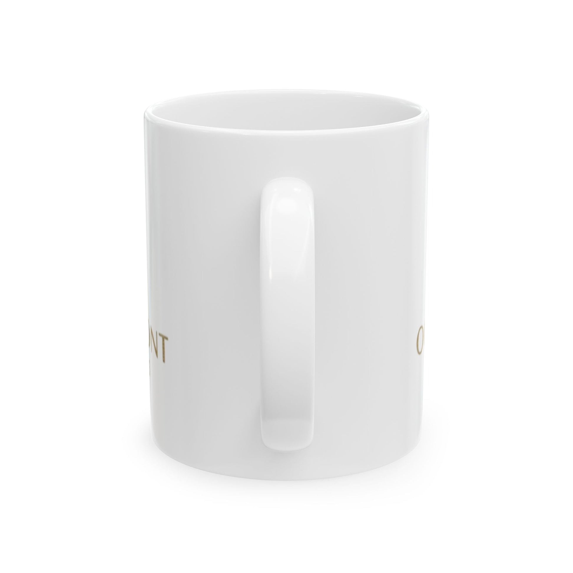 Nautical Anchor Ceramic Mug — Gold Anchor Coffee Cup (11oz & 15oz) Printify