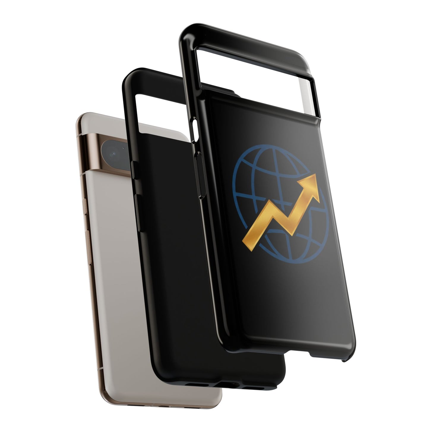 Phone Case — Global Growth Arrow Graphic (Investing & Business Motivational)
