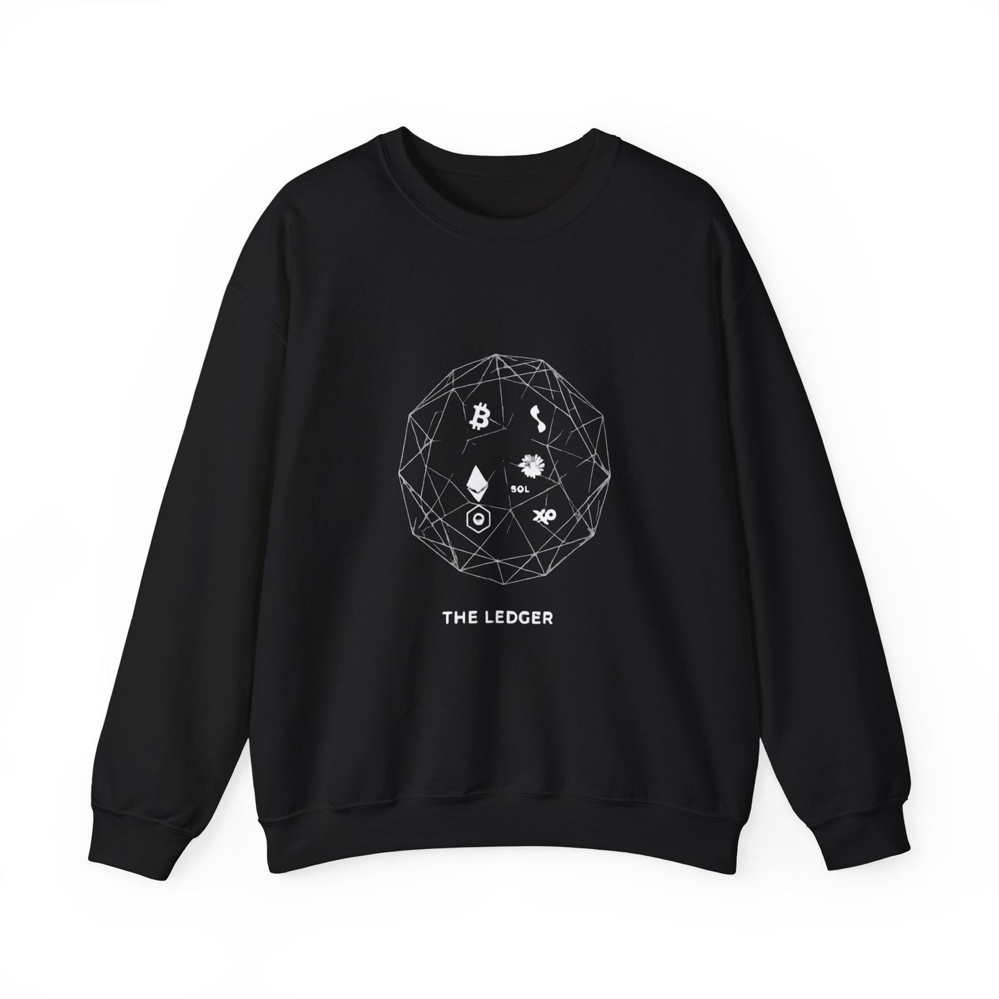 🌐 THE LEDGER.— Crypto Network Minimalist Print Printify